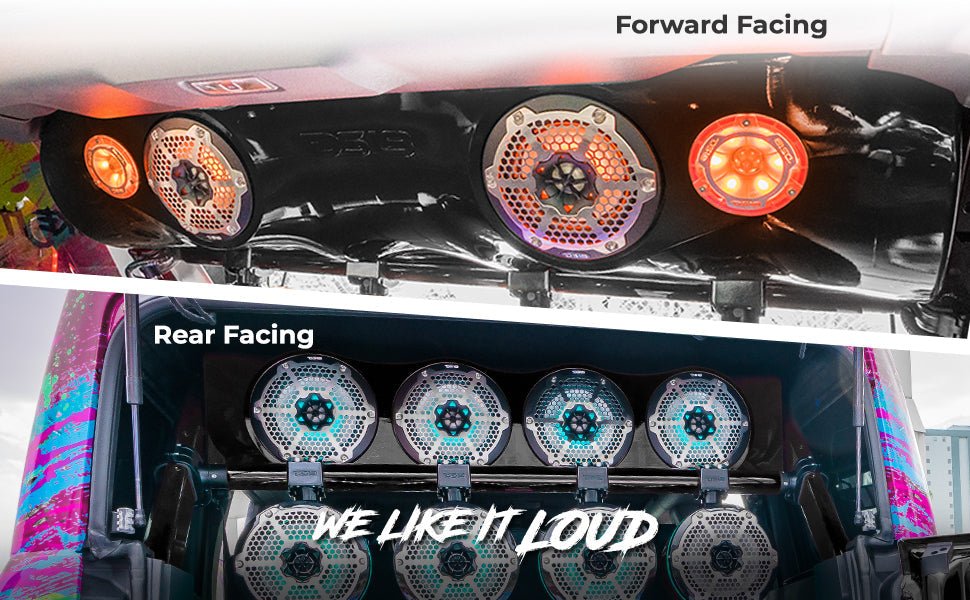 Ford Bronco 6th Gen  4-Door Overhead Bar System fits 4 x 8" speakers + 2 x 6.5" Speakers and 2 x 3.78" Tweeters DS18