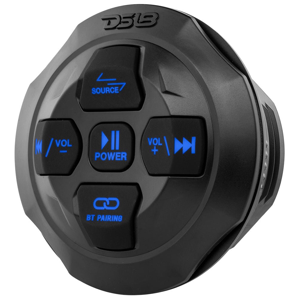 Marine And Powersports Waterproof Bluetooth Audio Receiver With Controls and Microphone DS18