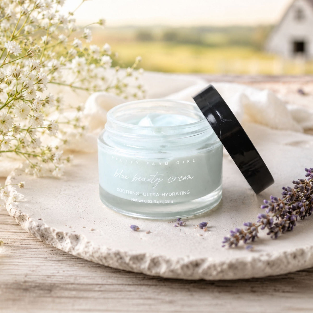 Blue Beauty Cream Soothing Tallow Face Cream Pretty farm girl