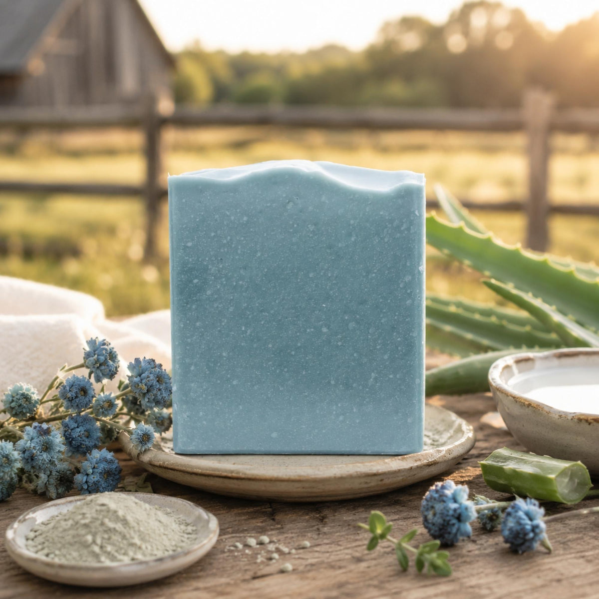 Blue Beauty Cream Facial Bar Pretty farm girl