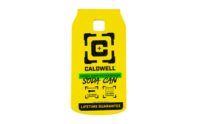 Caldwell AR500 |  Soda Can Target |  Steel Target |  Yellow Atomic Defense