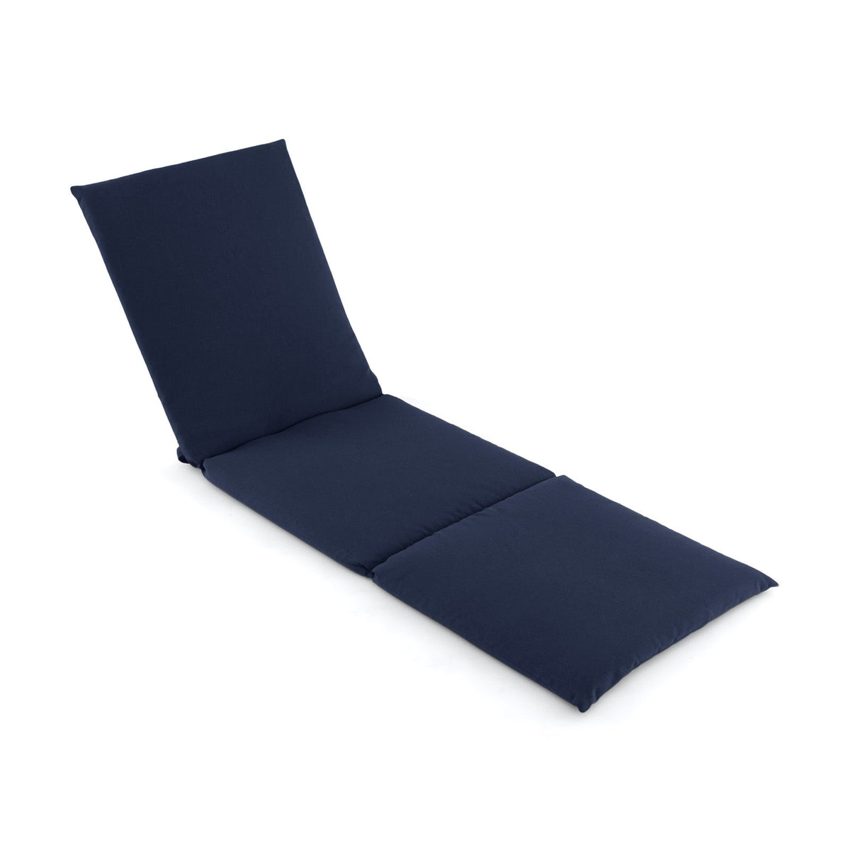 Outdoor Chaise Lounge Cushion Patio Furniture Folding Pad with Fixing Straps