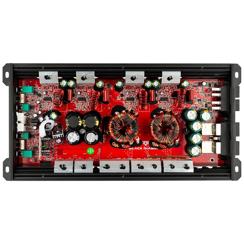 Black Diamond Class D 4-Channel Full Range Amplifier | 400W RMS X 4 at 4-Ohm DS18