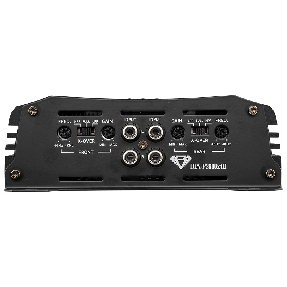 Black Diamond Class D 4-Channel Full Range Amplifier | 400W RMS X 4 at 4-Ohm DS18