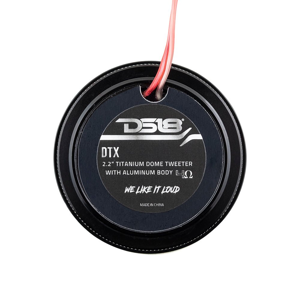 2.2" Dome Neodymium Tweeter with Aluminum Body 30 Watts 1" Titanium 4-Ohm Vc DS18