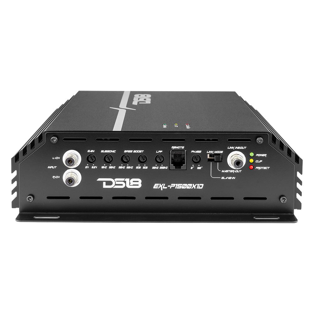 EXL 1-Channel Class D Amplifier 1500 Watts Rms @ 1-Ohm Made In Korea DS18