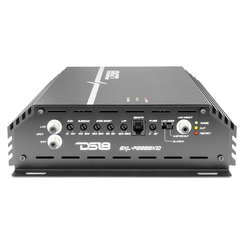EXL 1-Channel Class D Amplifier 2000 Watts Rms @ 1-Ohm Made In Korea DS18