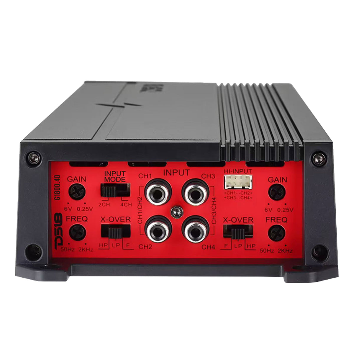 GEN-X Full-Range Class D 4-Channel Amplifier | 4 x 150W RMS @ 4-Ohm DS18