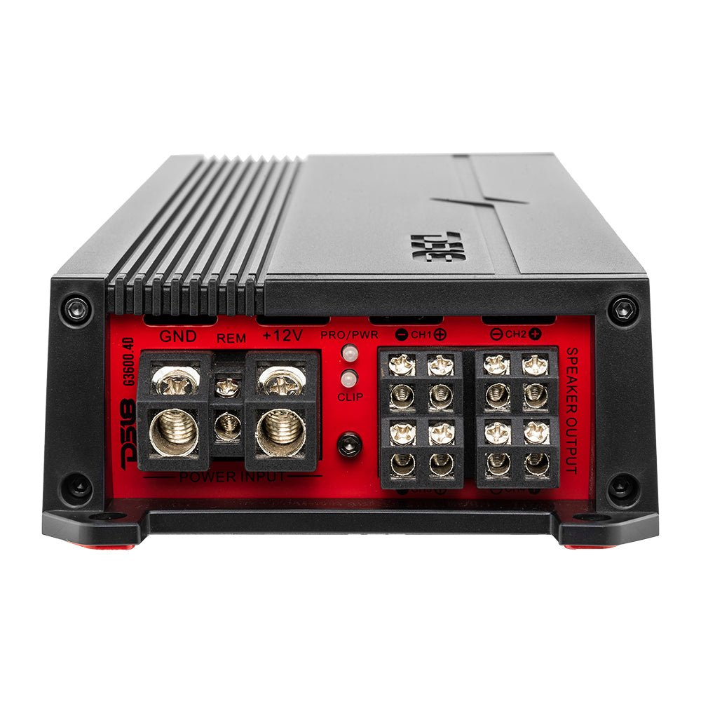 GEN-X Full-Range Class D 4-Channel Amplifier | 4 x 300W RMS @ 4-Ohm DS18