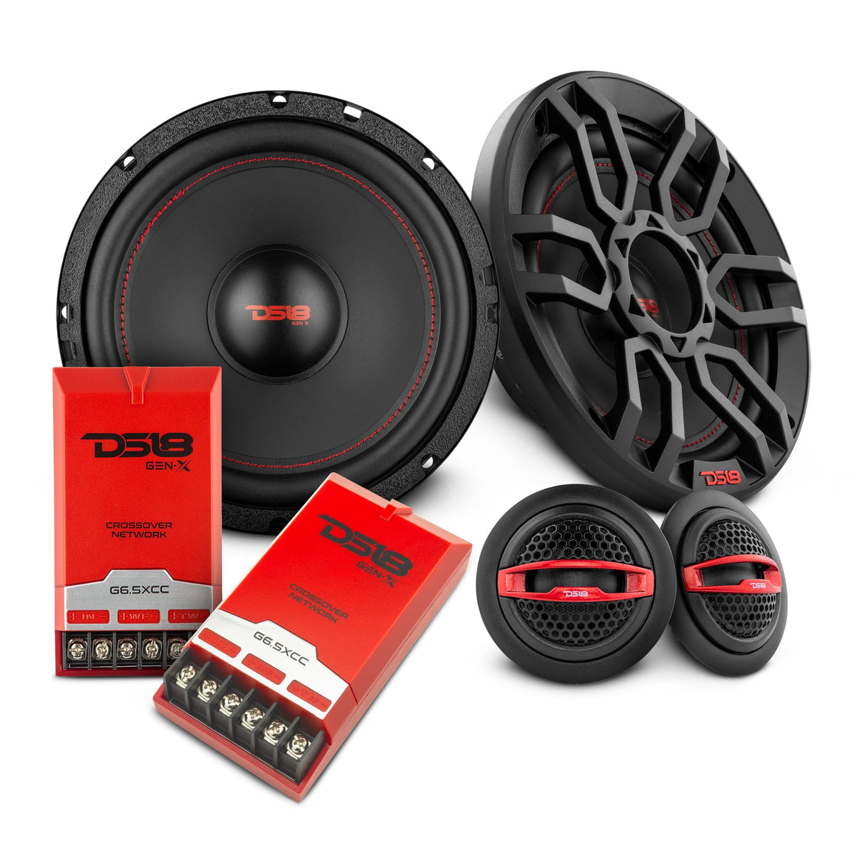 G6.5XC GEN-X 6.5" 2-Way Component Set Speaker System 150 Watts 4-Ohm DS18