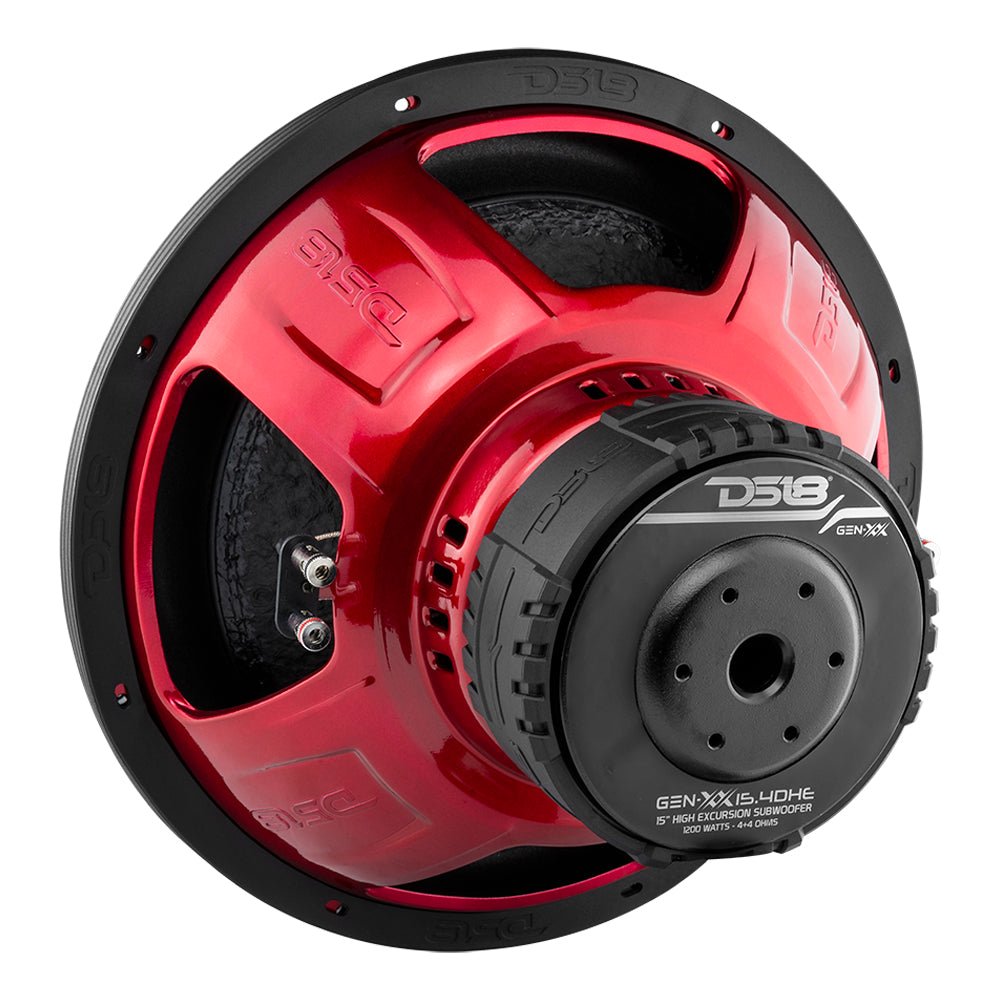 GEN-XX 15" High Excursion Subwoofer Double Stacked Magnets 600 Watts Rms DVC  4-Ohm DS18
