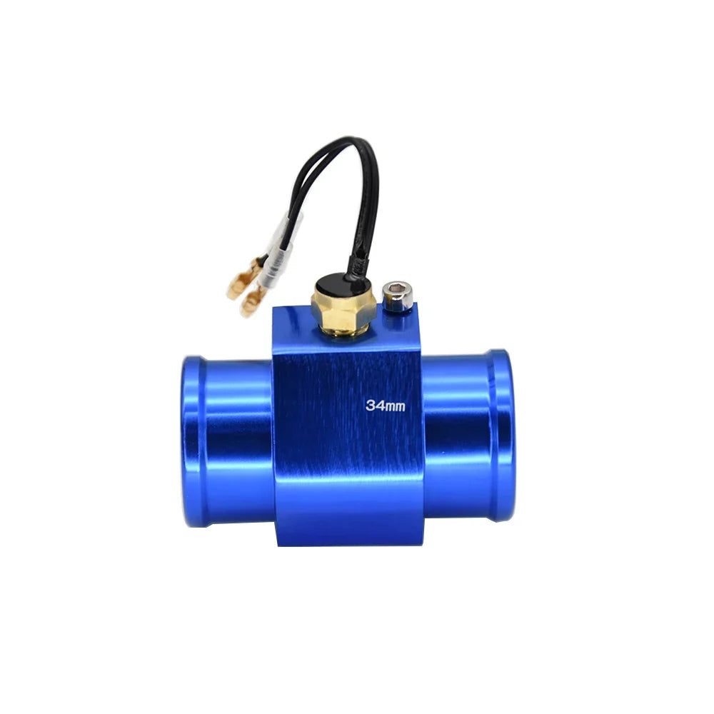 52mm Digital Water Temp Gauge | LED Display with Sensor and Radiator Hose Adapter