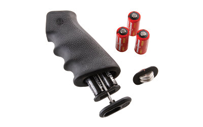 Hogue Overmolded Grip |  AR-15/M16 |  Rubber |  Finger Groove |  Storage Kit |  Black Atomic Defense