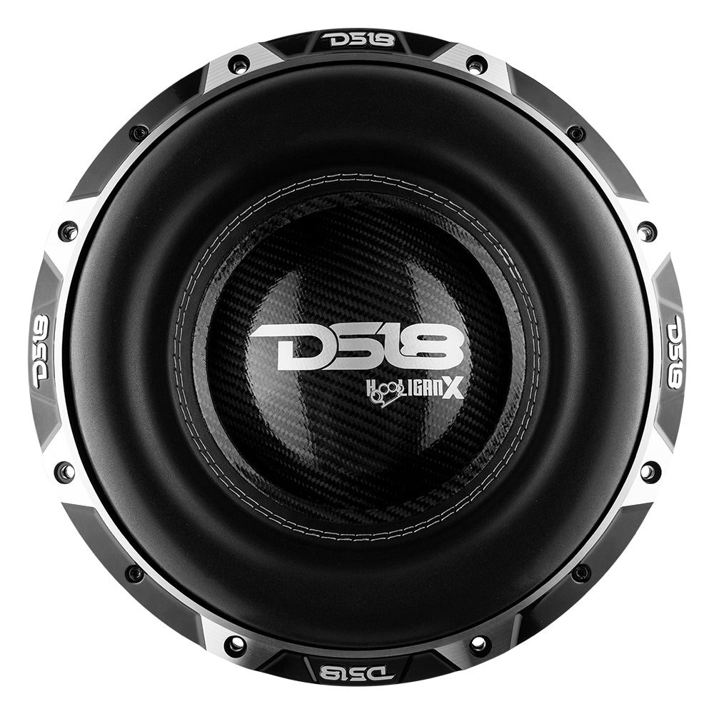 HOOLIGAN X 12" High Excursion Subwoofer 4000 Watts Rms 4" DVC 1-Ohm DS18