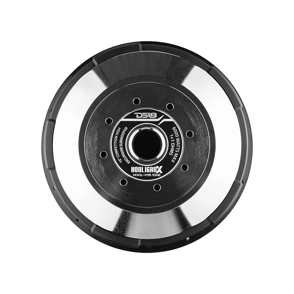 HOOLIGAN X 15" High Excursion Subwoofer 4000 Watts Rms 4" DVC 1-Ohm DS18