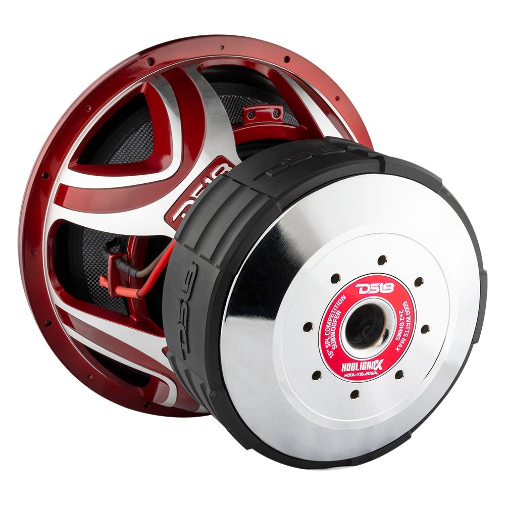 HOOLIGAN X 15" SPL Subwoofer 4000 Watts Rms 4" DVC 2-Ohm DS18