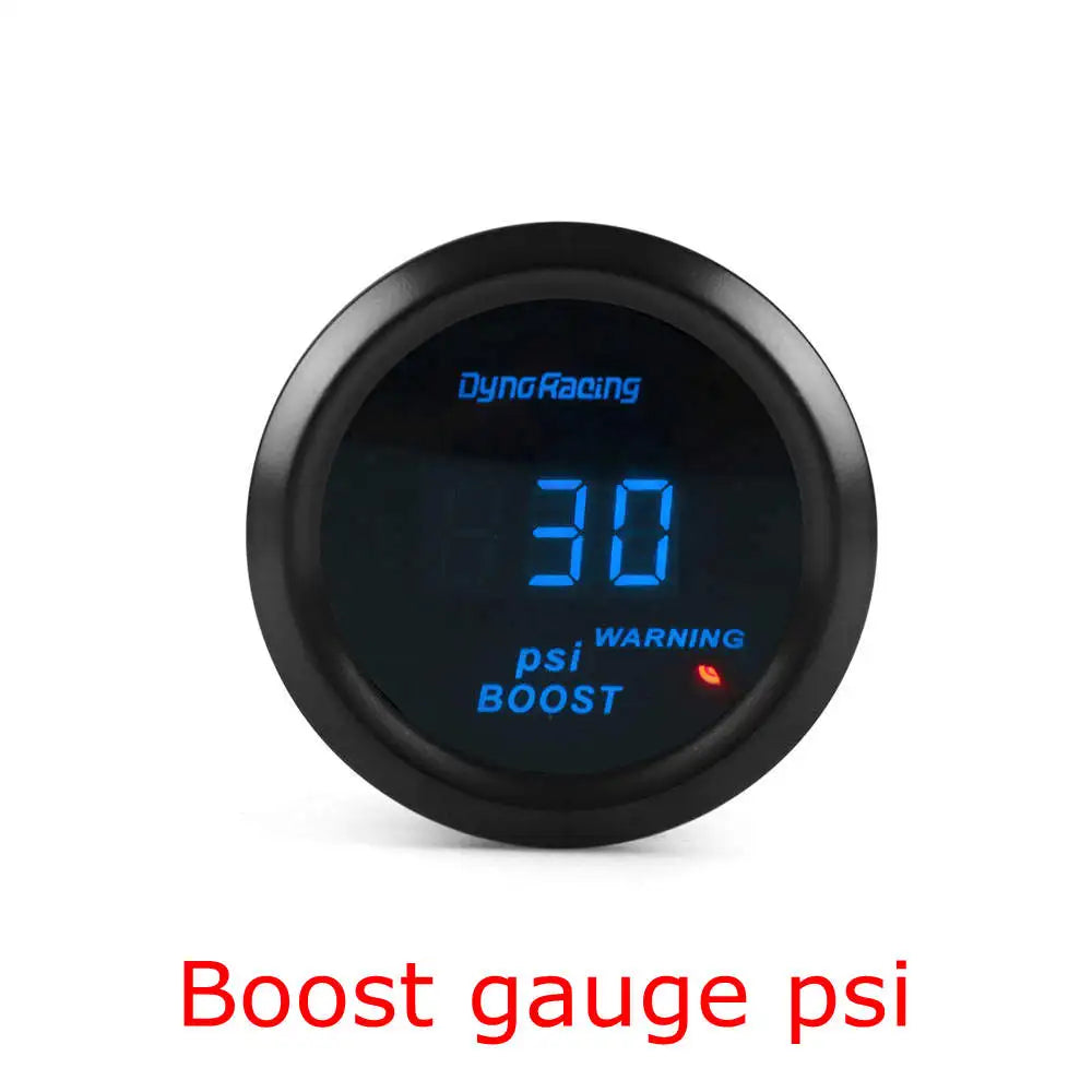 Dynoracing 52mm Digital Car Gauge Set | Turbo Boost Oil Temp Voltmeter Tachometer MyPetiteCar.com