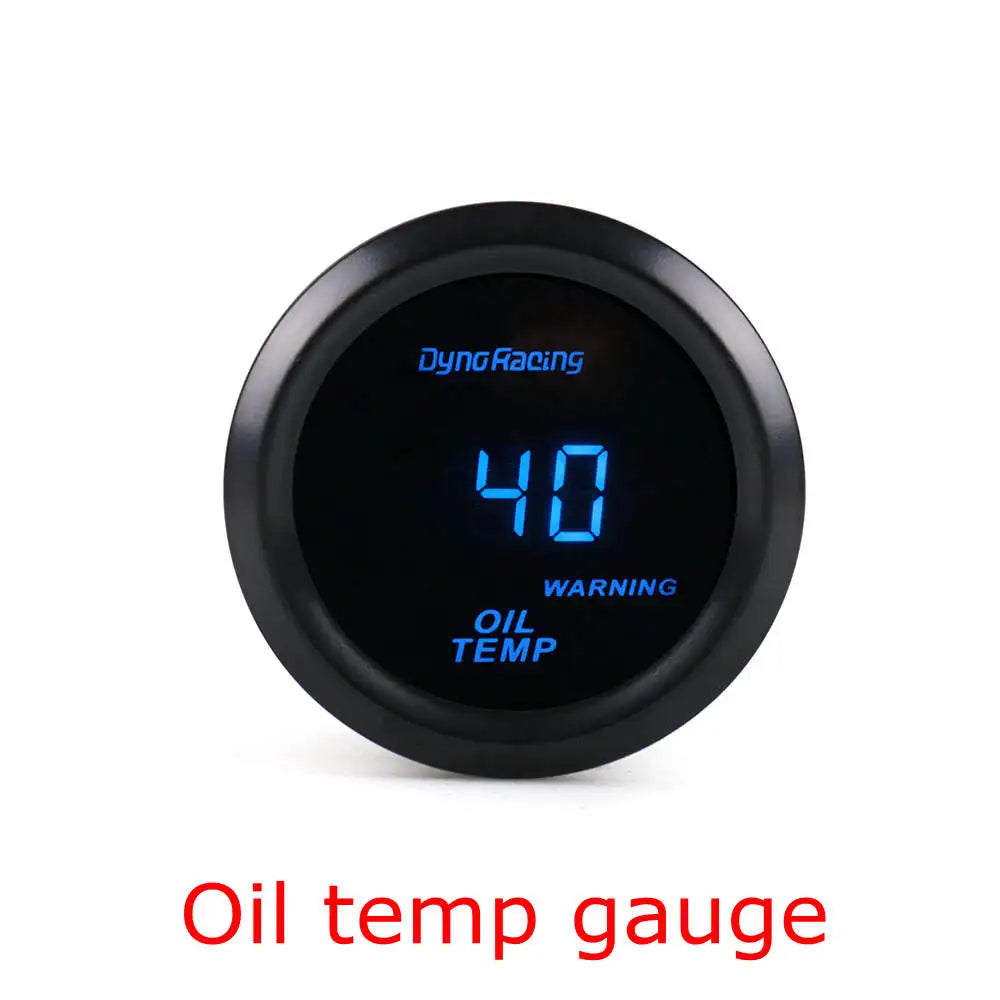Dynoracing 52mm Digital Car Gauge Set | Turbo Boost Oil Temp Voltmeter Tachometer MyPetiteCar.com