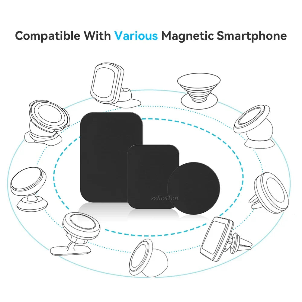 Magnetic Phone Plate Sticker | Universal Car Mount Magnet for Phone Holder MyPetiteCar.com
