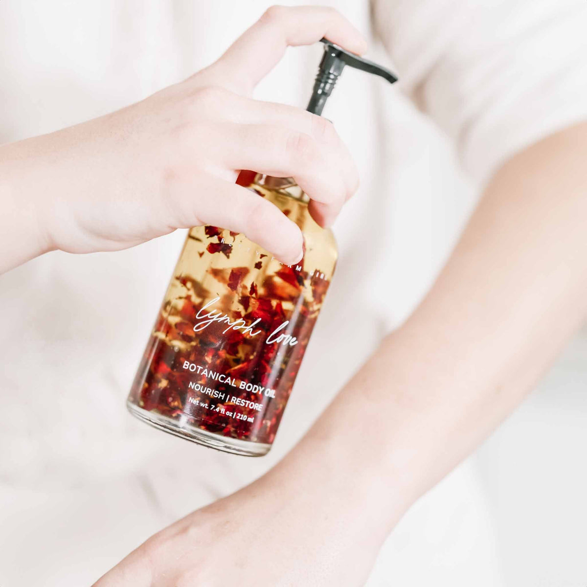 Lymph Love Body Oil for Massage Pretty farm girl