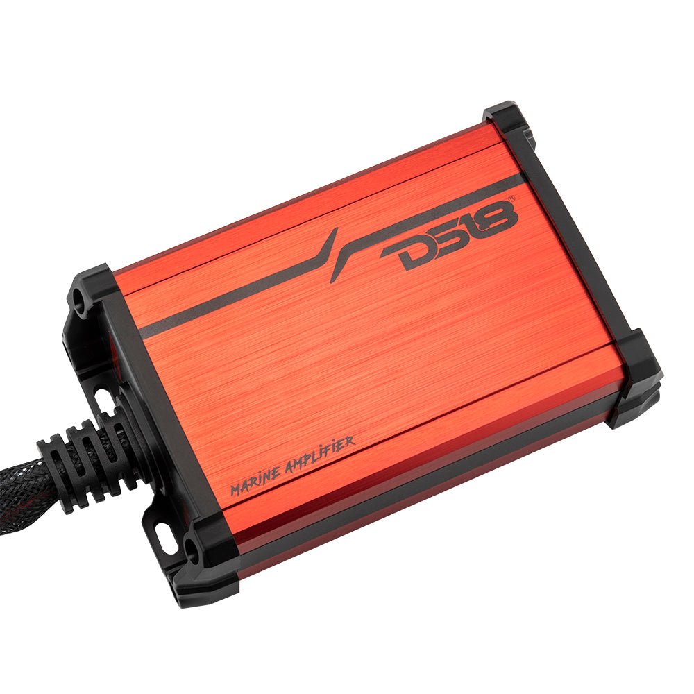 MP 4 x 4" Wakeboard Tower Speakers Package Amplifier And Bluetooth Audio Receiver 100 Watts Rms DS18