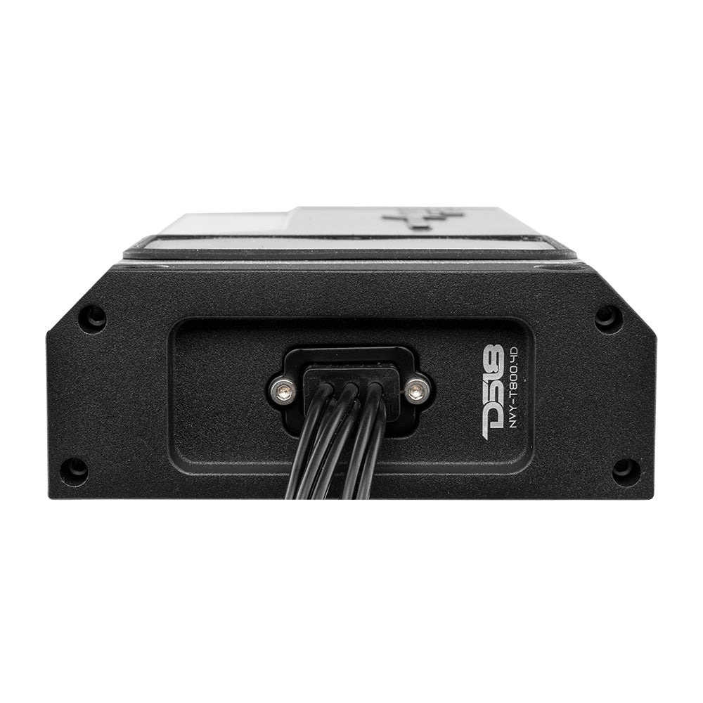 NVY 4-Channel Full-Range IP67 Marine and Powersports Amplifier 200 x 4 @ 4-Ohm Watts RMS DS18