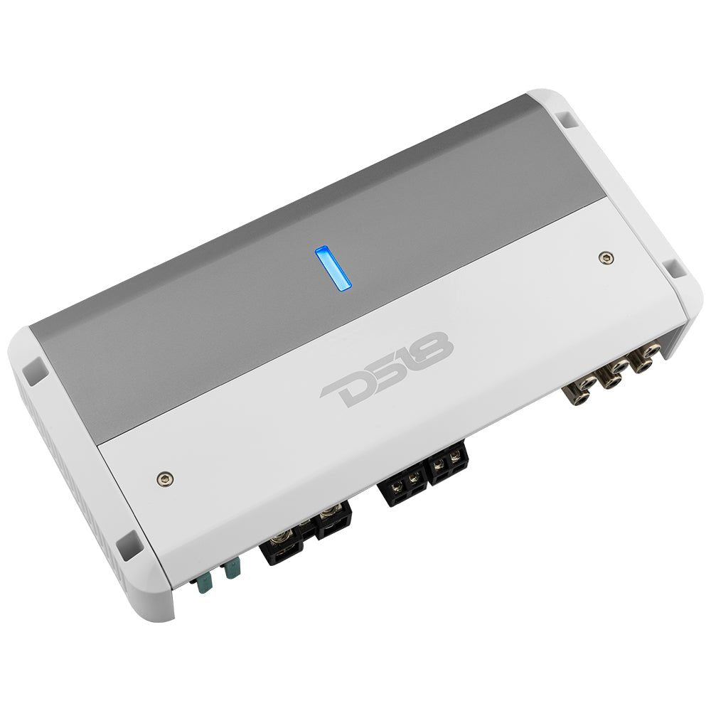 NXL 4-Channel Full-Range Class D IPX5 Marine Amplifier | 4 x 150W RMS @ 4-Ohm DS18