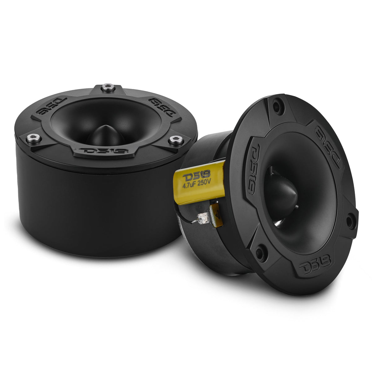 NXL 3.8” Marine Water-Resistant Super Bullet Tweeter with 1” Aluminum Voice Coil | 120W RMS 4-Ohm DS18