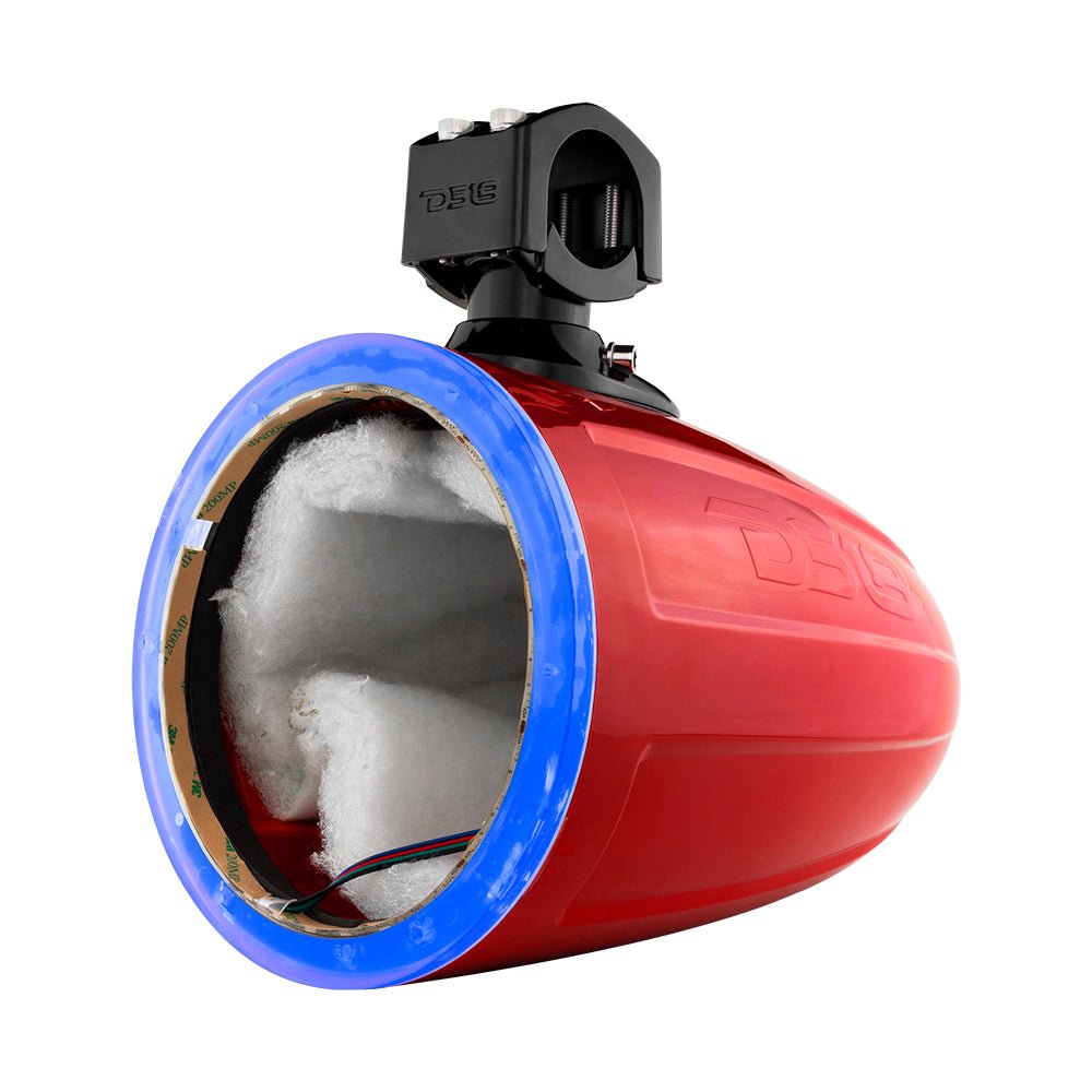 NXL 8" Marine and Powersports Empty Tower LED RGB Lights -Red DS18