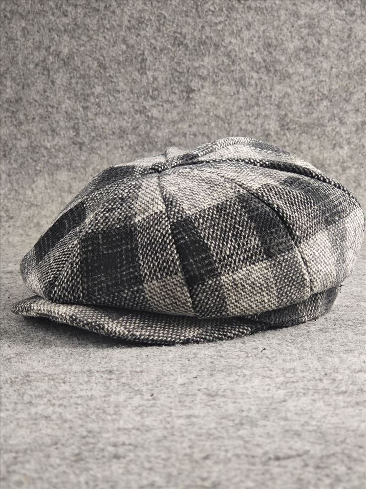 European American Style Pattern Octagonal Cap