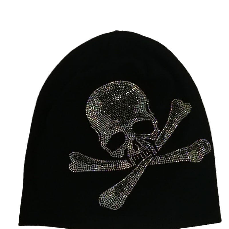 Y2g Skull Rhinestone Street Sleeve Cap