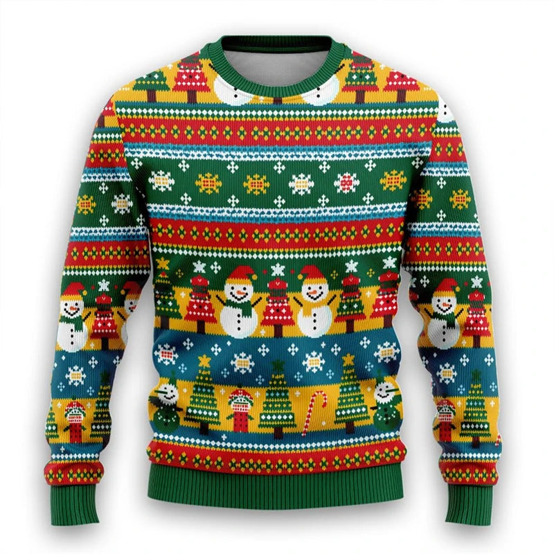 Fashion Personalized Christmas Thick Needle Sweater