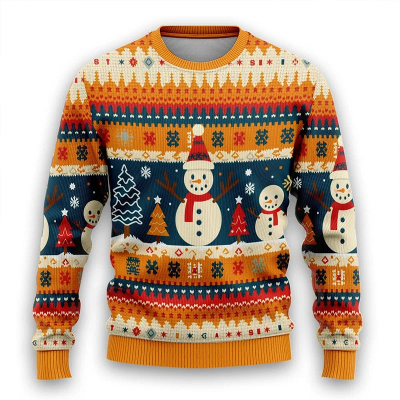 Fashion Personalized Christmas Thick Needle Sweater