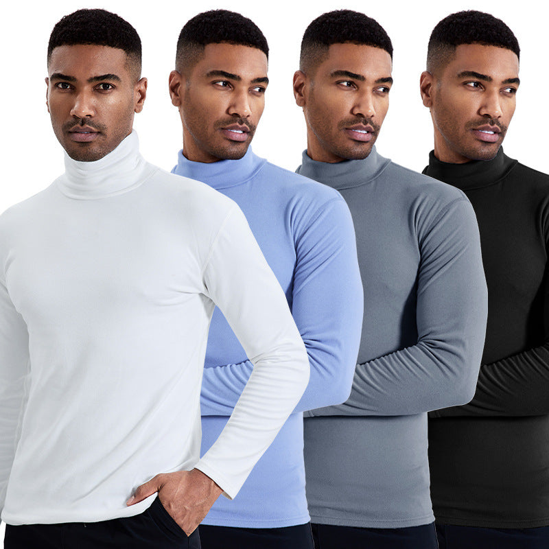 Men's Turtleneck Long Sleeve Thermal Shirt
