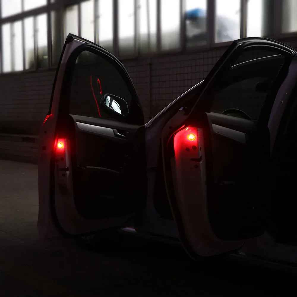 1 Pair Universal Wireless Car Door Warning Light