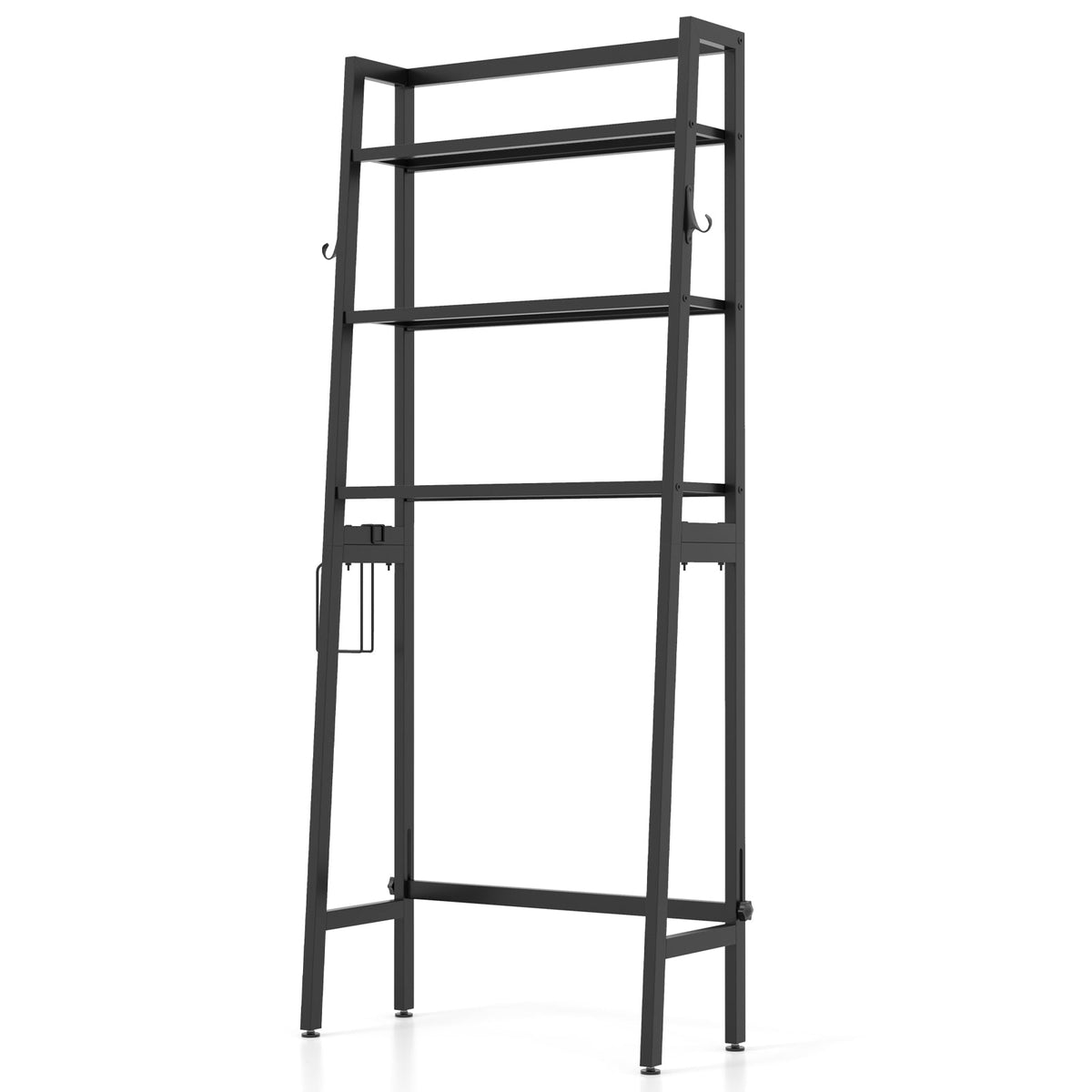 3-Tier Over The Toilet Storage Shelf with Adjustable Bottom Bar DirectDeals