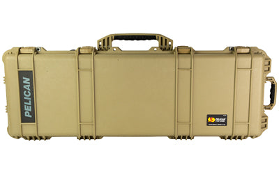 Pelican 1720 Protect Case |  With Foam |  Polypropylene Construction |  Black |  44.48"x"16.07"x6.25" |  23.10 lbs