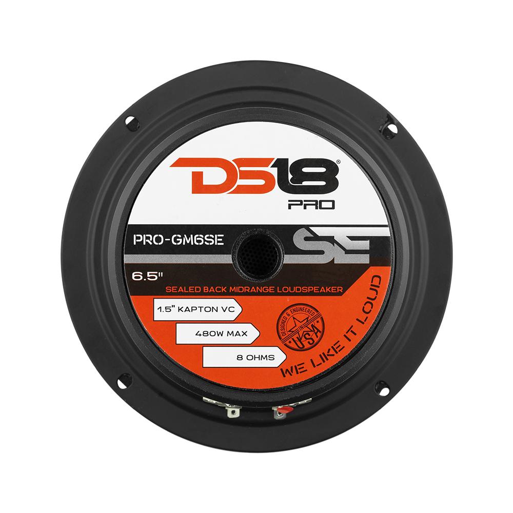 DS18 PRO-GM6SE 6.5" Sealed Back Mid-Range Loudspeaker 480 Watts 8-Ohm DS18