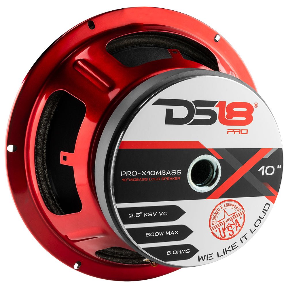 PRO-X 10" Mid-Bass Loudspeaker | 400W RMS 8-Ohm DS18