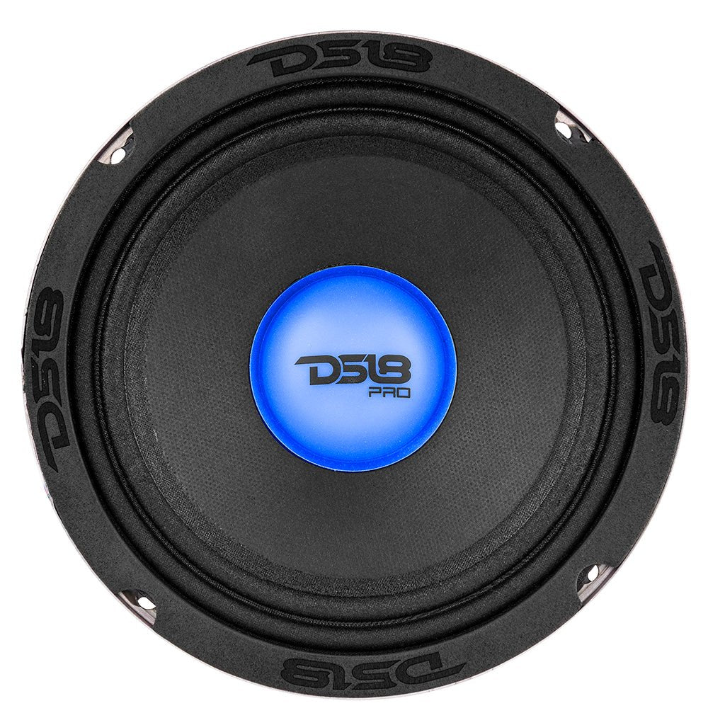 PRO-X 6.5" Mid-Range Loudspeaker with RGB Light Dust Cap 250 Watts Rms 4-Ohm DS18