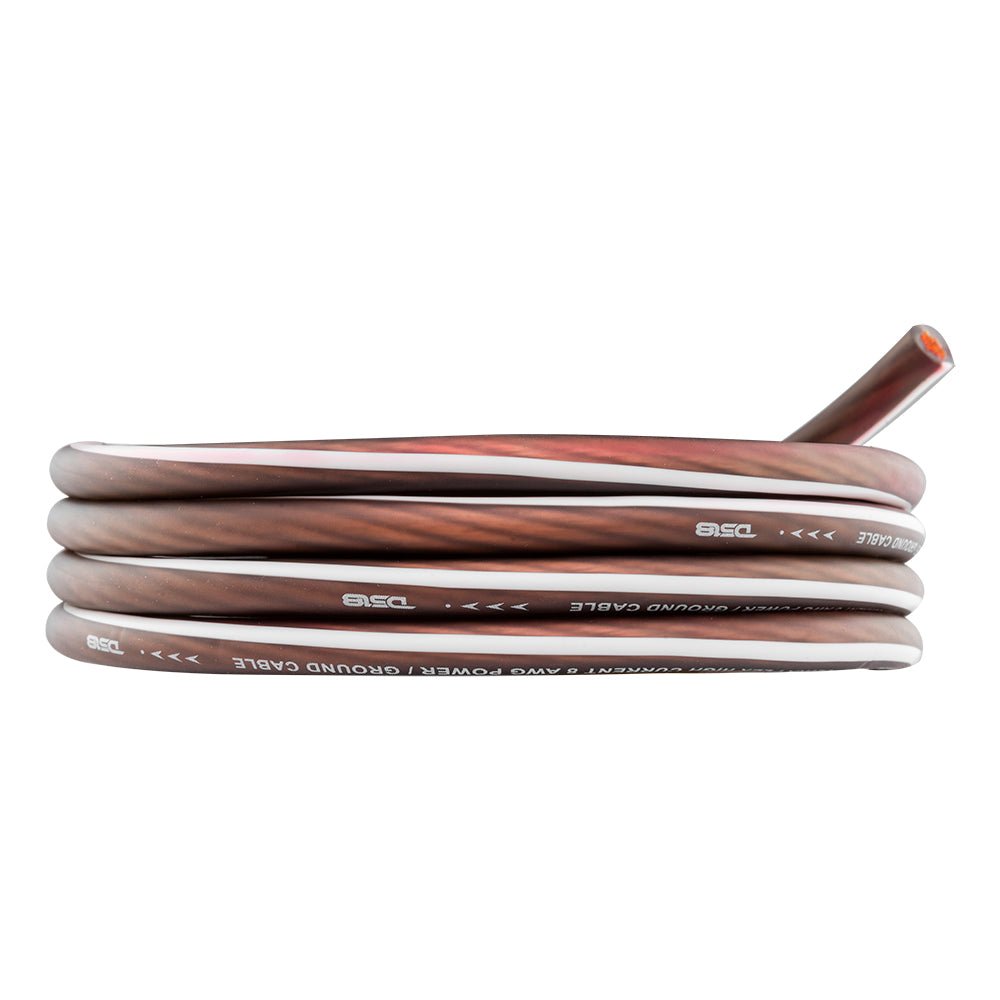 4-GA Ultra Flex Power Wire 5ft Black And 20ft Red DS18