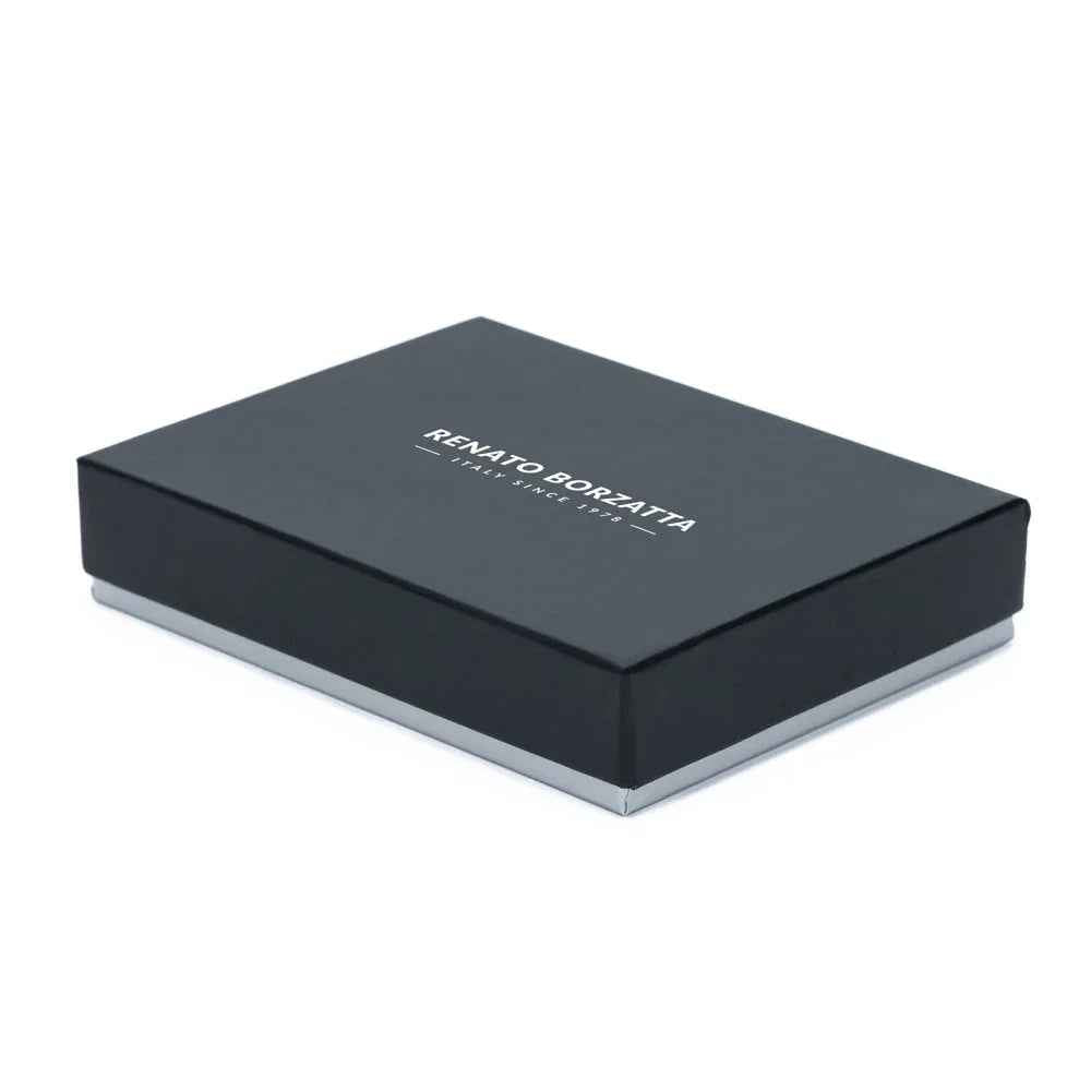 RB12113A | Vertical Men's Wallet in Genuine Full-Grain Leather
