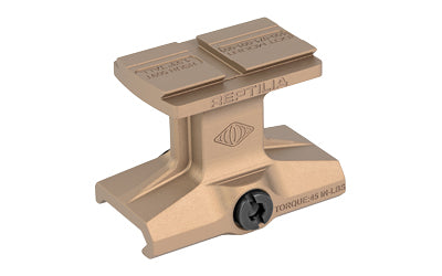 Reptilia DOT Mount -  1.93" Optical Axis Height -  Fits Aimpoint Micro -  Anodized Black Atomic Defense