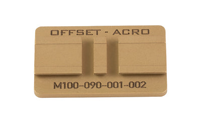 Reptilia AUS Offset Mount -  Anodized Finish -  Black -  Fits Aimpoint ACRO Atomic Defense