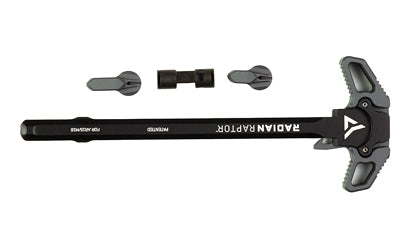 Radian Weapons Raptor/Talon |  Charging Handle/Safety Combo |  Nitride Finish |  Gray |  Fits AR-15 Atomic Defense