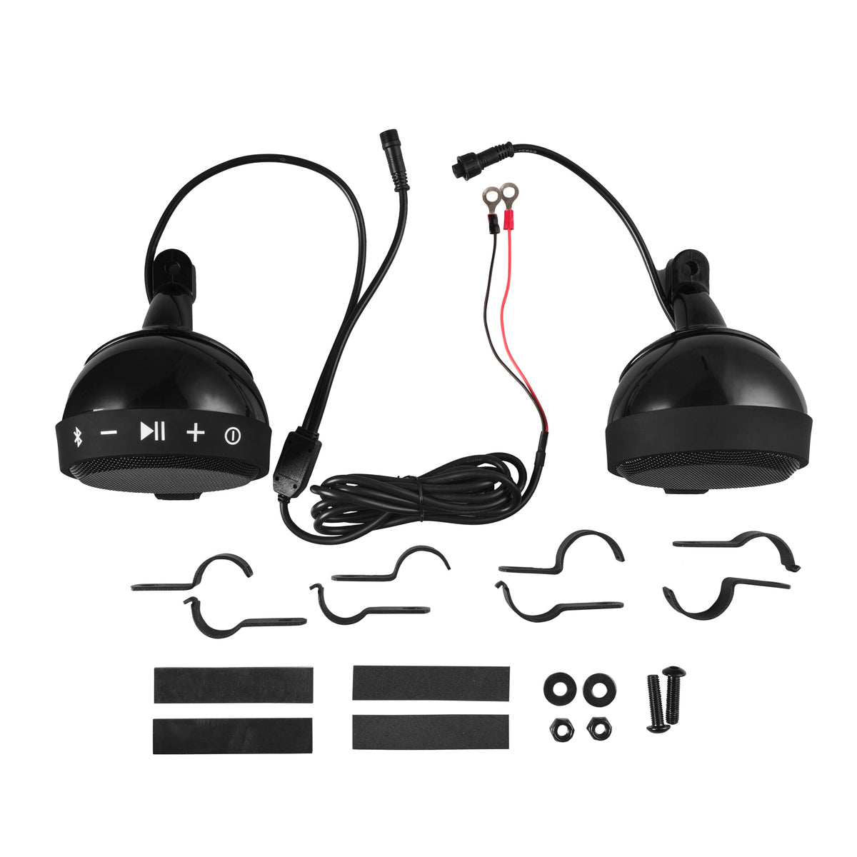 Motorcycle Handlebar Mounted Bluetooth Speaker System with Neodymium Magnet DS18
