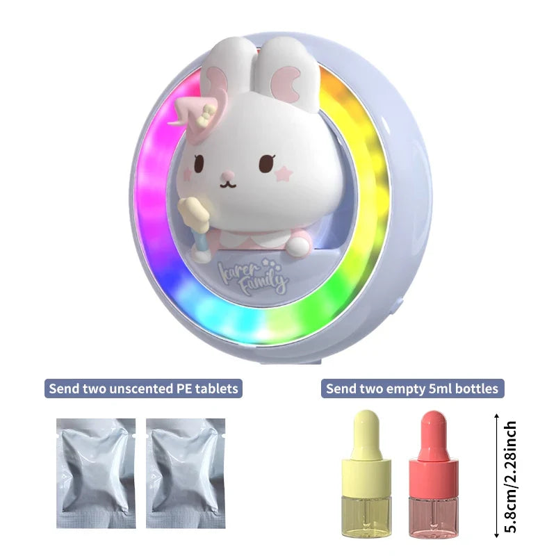 RGB Voice-Controlled Car Air Vent Rhythm Light | Aromatherapy Diffuser
