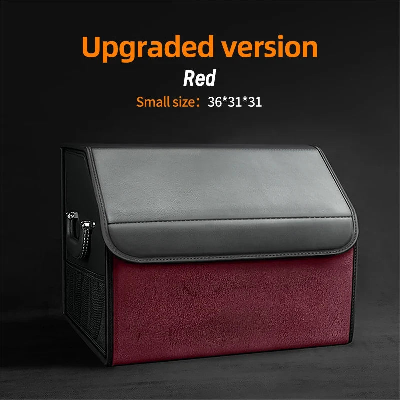 Car Trunk Organizer | Large Capacity Suede Foldable Storage Box MyPetiteCar.com