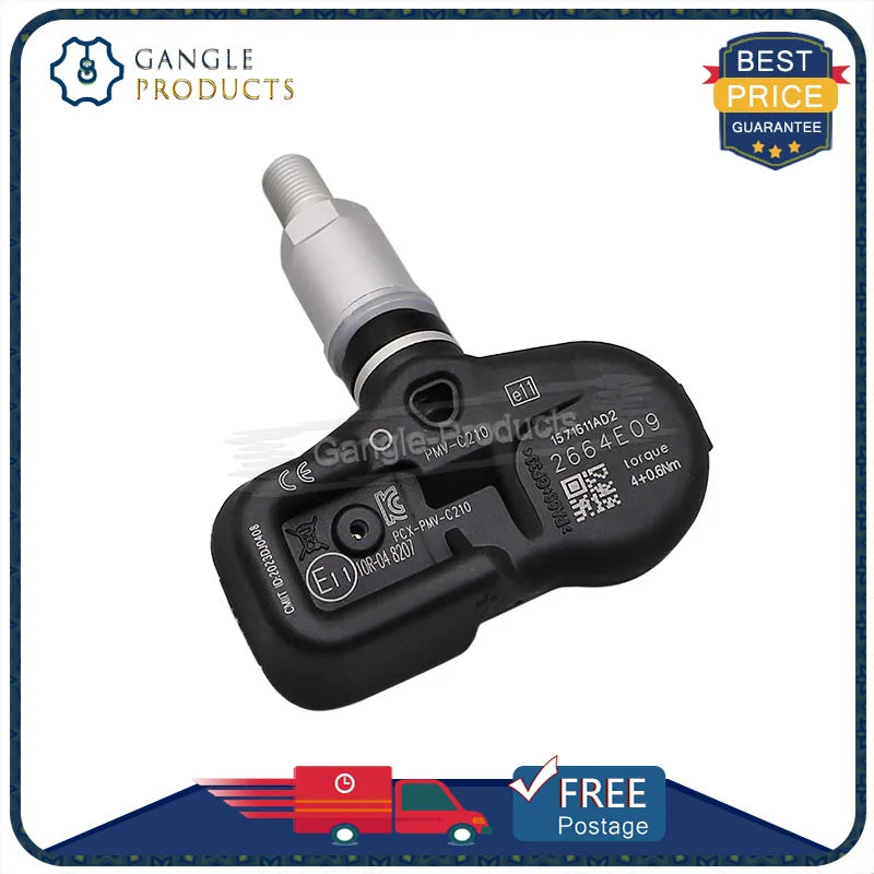 4PCS PMV-C210 TPMS Car Tire Pressure Sensor 433MHz for Toyota Avensis Auris RAV4 Yaris Verso | Pre-Programmed Direct Fit MyPetiteCar.com