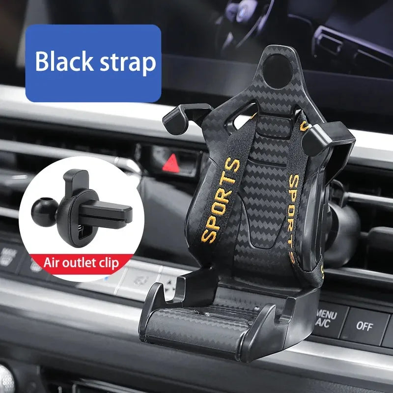 2025 Racing Seat Car Phone Holder | Suction Cup Smartphone Mount MyPetiteCar.com